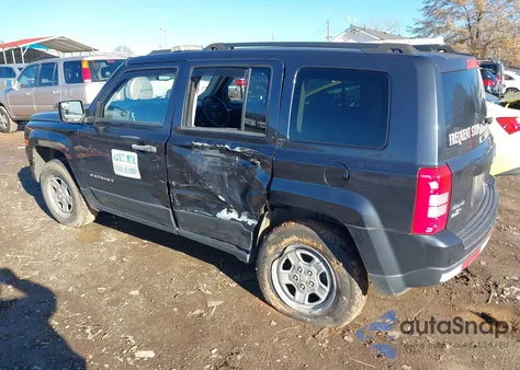 2016 Jeep Patriot Sport из США, поврежденный, VIN 1C4NJRBB7GD586561
